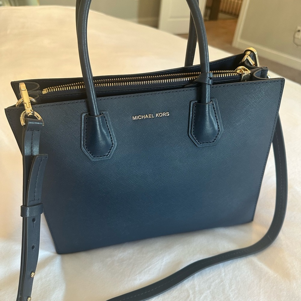Michael Kors dark navy purse